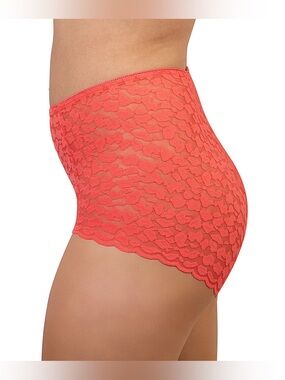 New Bloomers Het highness Briefs in cougar lace in apricot